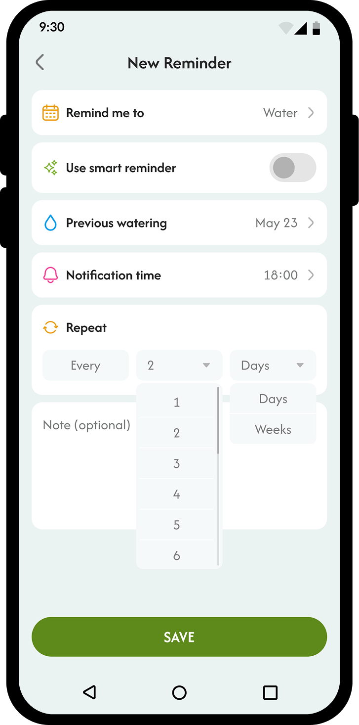 Smart Reminders Feature
